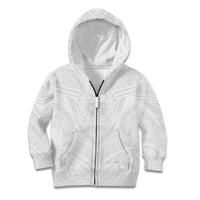 Samoan Lotu a Tamaiti Kid Hoodie Coat of Arms and Polynesian Pattern