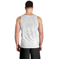 Samoan Lotu a Tamaiti Men Tank Top Coat of Arms and Polynesian Pattern