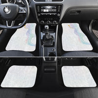 Hawaiian Tribal Tattoo and Plumeria Car Mats Polynesian Pattern Sweet