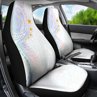 Hawaiian Tribal Tattoo and Plumeria Car Seat Cover Polynesian Pattern Sweet