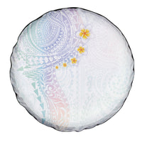 Hawaiian Tribal Tattoo and Plumeria Spare Tire Cover Polynesian Pattern Sweet