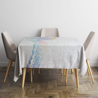 Hawaiian Tribal Tattoo and Plumeria Tablecloth Polynesian Pattern Sweet