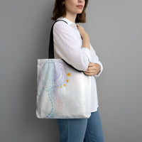 Hawaiian Tribal Tattoo and Plumeria Tote Bag Polynesian Pattern Sweet