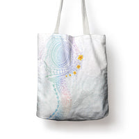 Hawaiian Tribal Tattoo and Plumeria Tote Bag Polynesian Pattern Sweet
