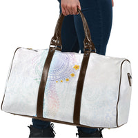 Hawaiian Tribal Tattoo and Plumeria Travel Bag Polynesian Pattern Sweet
