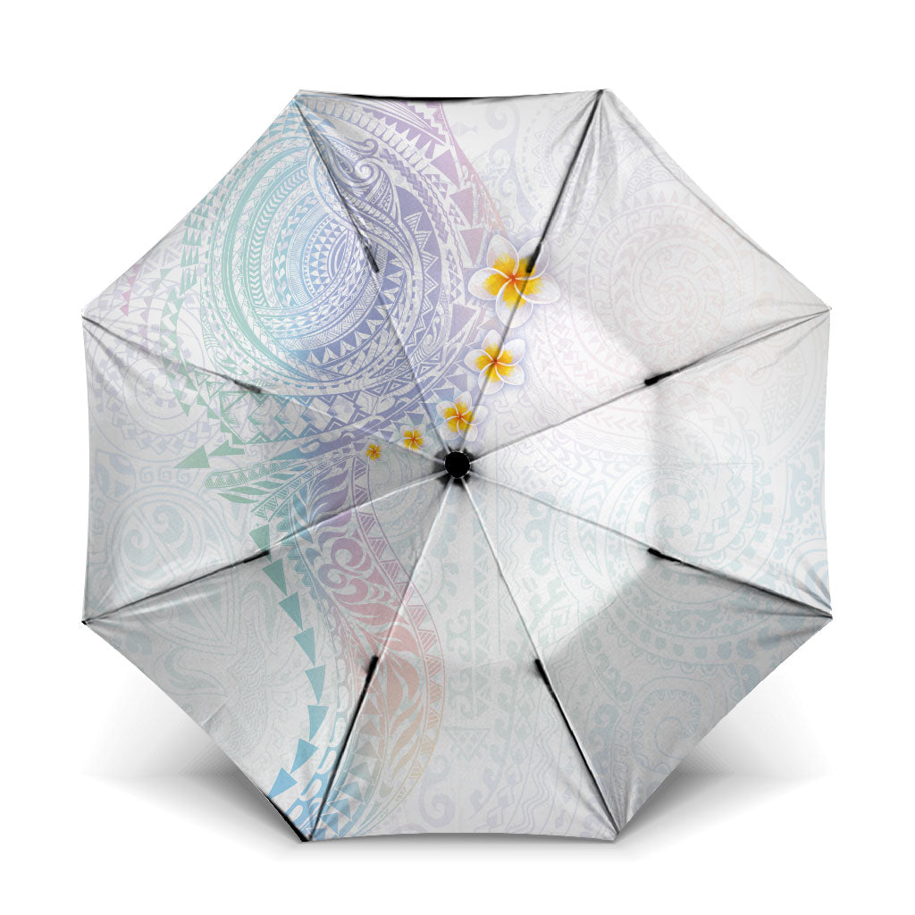 Hawaiian Tribal Tattoo and Plumeria Umbrella Polynesian Pattern Sweet