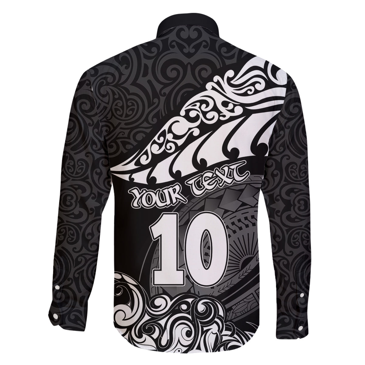 Custom New Zealand Rugby Family Matching Off Shoulder Maxi Dress and Hawaiian Shirt Maori Warrior Rugby Silver Fern Tribal Pattern LT03 - Polynesian Pride