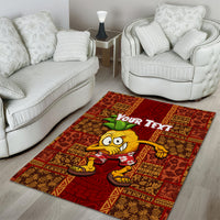 Custom Hawaii Area Rug Aloha Funny Pineapple Mix Kakau Hawaiian Tribal LT03 - Polynesian Pride