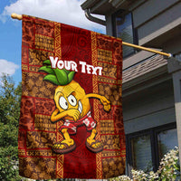Custom Hawaii Garden Flag Aloha Funny Pineapple Mix Kakau Hawaiian Tribal LT03 - Polynesian Pride