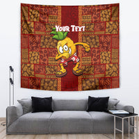 Custom Hawaii Tapestry Aloha Funny Pineapple Mix Kakau Hawaiian Tribal LT03 - Polynesian Pride