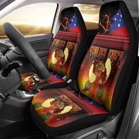 Samoan Siva Afi Car Seat Cover Tribal Performers of Samoan Fire Knife Dancing LT03 - Polynesian Pride