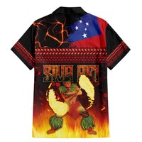 Samoan Siva Afi Family Matching Mermaid Dress and Hawaiian Shirt Tribal Performers of Samoan Fire Knife Dancing LT03 - Polynesian Pride