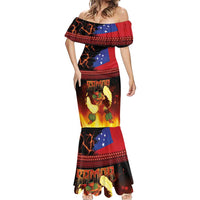 Samoan Siva Afi Mermaid Dress Tribal Performers of Samoan Fire Knife Dancing LT03 - Polynesian Pride