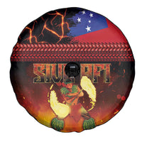 Samoan Siva Afi Spare Tire Cover Tribal Performers of Samoan Fire Knife Dancing LT03 - Polynesian Pride