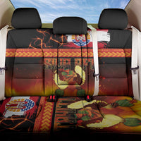 Tahitian Siva Afi Back Car Seat Cover Tribal Performers of Tahitian Fire Knife Dancing LT03 One Size Black - Polynesian Pride