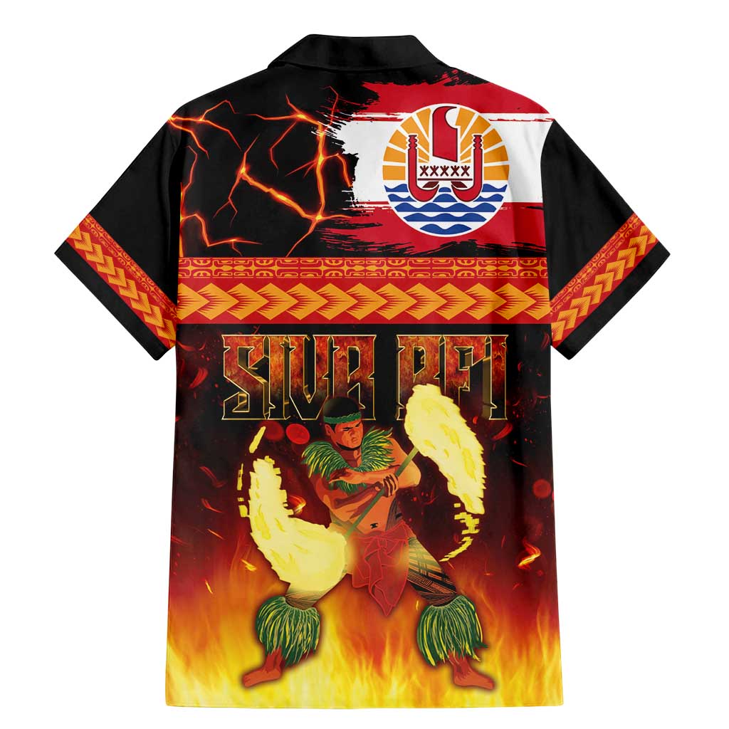 Tahitian Siva Afi Family Matching Mermaid Dress and Hawaiian Shirt Tribal Performers of Tahitian Fire Knife Dancing LT03 - Polynesian Pride