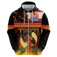 Tahitian Siva Afi Hoodie Tribal Performers of Tahitian Fire Knife Dancing LT03 - Polynesian Pride