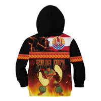 Tahitian Siva Afi Kid Hoodie Tribal Performers of Tahitian Fire Knife Dancing LT03 - Polynesian Pride