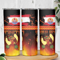 Tahitian Siva Afi Skinny Tumbler Tribal Performers of Tahitian Fire Knife Dancing LT03 - Polynesian Pride