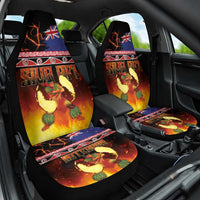 Aotearoa Siva Afi Car Seat Cover Tribal Performers of Aotearoa Fire Knife Dancing LT03 One Size Black - Polynesian Pride