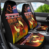 Aotearoa Siva Afi Car Seat Cover Tribal Performers of Aotearoa Fire Knife Dancing LT03 - Polynesian Pride