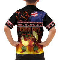 Aotearoa Siva Afi Kid Hawaiian Shirt Tribal Performers of Aotearoa Fire Knife Dancing LT03 - Polynesian Pride