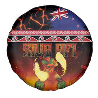 Aotearoa Siva Afi Spare Tire Cover Tribal Performers of Aotearoa Fire Knife Dancing LT03 - Polynesian Pride