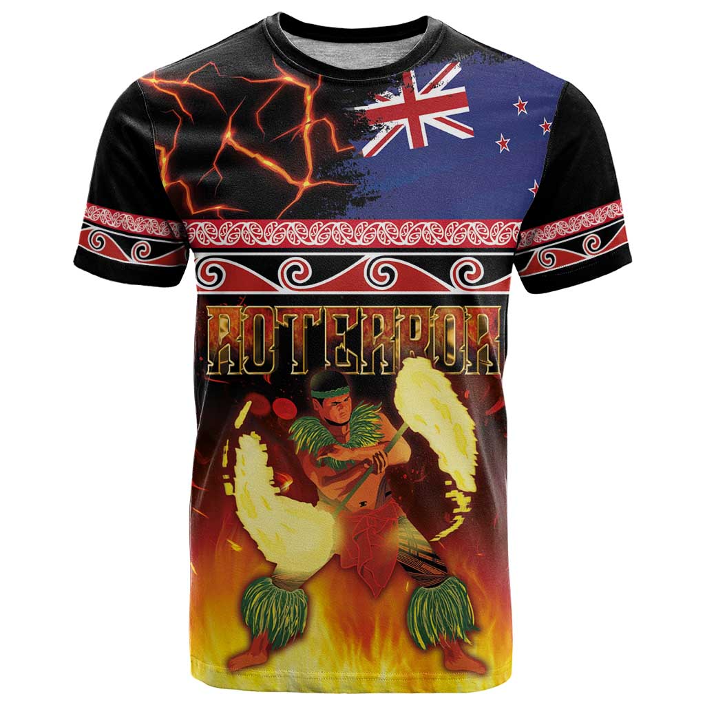 Aotearoa Siva Afi T Shirt Tribal Performers of Aotearoa Fire Knife Dancing LT03 Black - Polynesian Pride