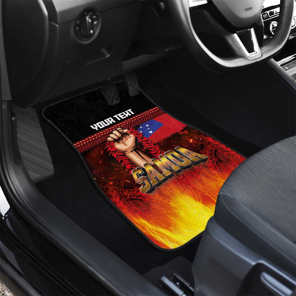 Personalised Samoan Spirit - Samoa Tribal Heritage Car Mats LT03 - Polynesian Pride