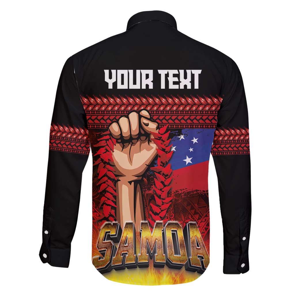 Personalised Samoan Spirit - Samoa Tribal Heritage Family Matching Off Shoulder Short Dress and Hawaiian Shirt LT03 - Polynesian Pride