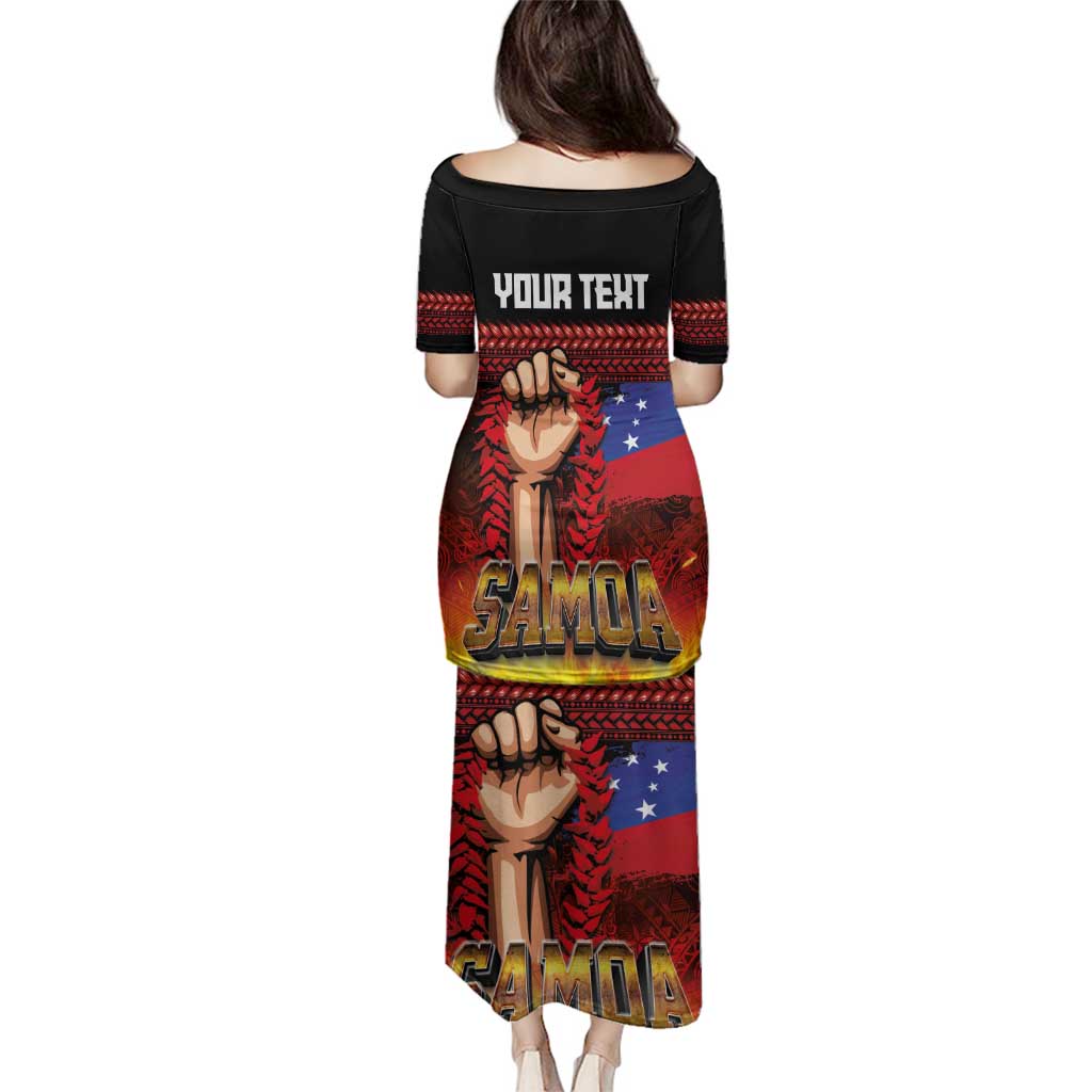 Personalised Samoan Spirit - Samoa Tribal Heritage Family Matching Puletasi and Hawaiian Shirt LT03 - Polynesian Pride