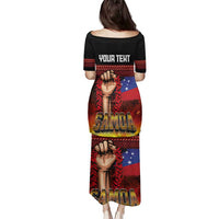 Personalised Samoan Spirit - Samoa Tribal Heritage Family Matching Puletasi and Hawaiian Shirt LT03 - Polynesian Pride