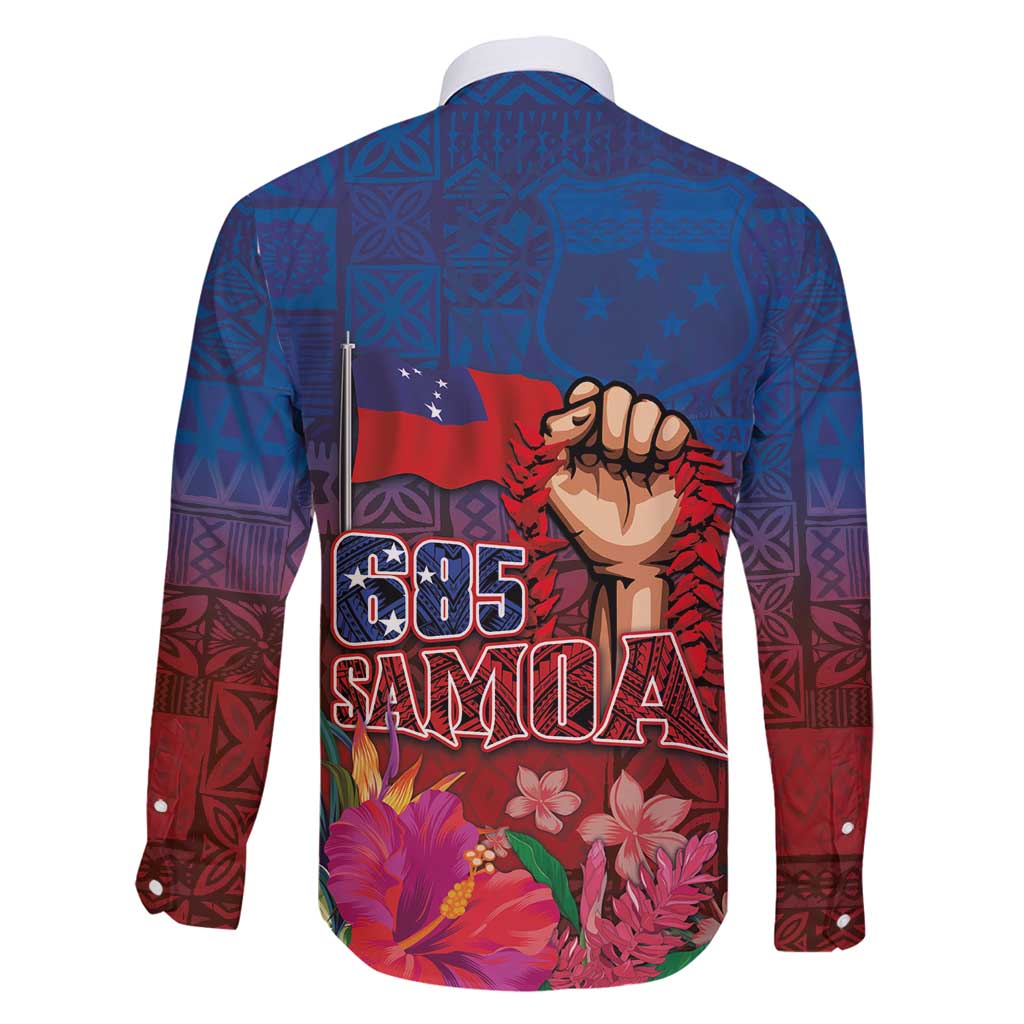 Proud of Samoa Family Matching Off Shoulder Short Dress and Hawaiian Shirt Ula Nifo with Samoa 685 and Hibiscus Tapa Tribal Pattern LT03 - Polynesian Pride