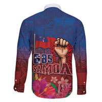 Proud of Samoa Family Matching Puletasi and Hawaiian Shirt Ula Nifo with Samoa 685 and Hibiscus Tapa Tribal Pattern LT03 - Polynesian Pride