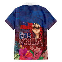 Proud of Samoa Family Matching Summer Maxi Dress and Hawaiian Shirt Ula Nifo with Samoa 685 and Hibiscus Tapa Tribal Pattern LT03 - Polynesian Pride