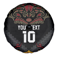 Custom New Zealand Rugby Spare Tire Cover Black Fern Maori Tribal Pattern LT03 - Polynesian Pride