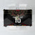 Custom New Zealand Rugby Tablecloth Black Fern Maori Tribal Pattern
