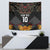 Custom New Zealand Rugby Tapestry Black Fern Maori Tribal Pattern