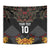 Custom New Zealand Rugby Tapestry Black Fern Maori Tribal Pattern
