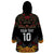 Custom New Zealand Rugby Wearable Blanket Hoodie Black Fern Maori Tribal Pattern LT03 - Polynesian Pride