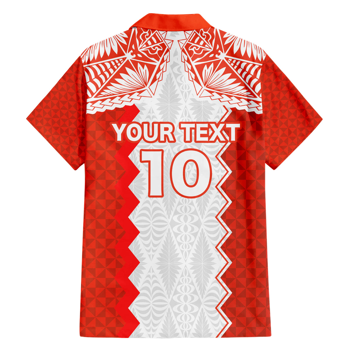 Custom Tonga Rugby Family Matching Short Sleeve Bodycon Dress and Hawaiian Shirt Ikale Tahi Ngatu Tribal Pattern LT03 - Polynesian Pride