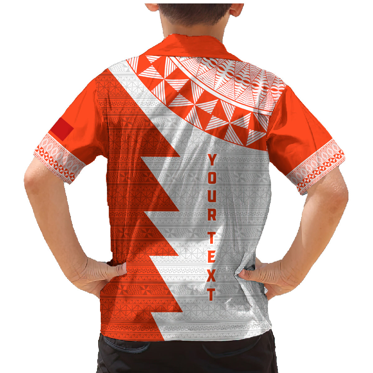 Custom Tonga Rugby Family Matching Mermaid Dress and Hawaiian Shirt Ikale Tahi Ngatu Tribal Pattern Half Style LT03 - Polynesian Pride