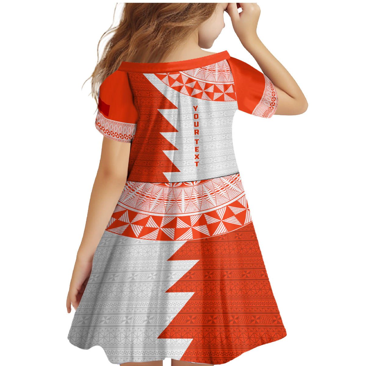 Custom Tonga Rugby Family Matching Mermaid Dress and Hawaiian Shirt Ikale Tahi Ngatu Tribal Pattern Half Style LT03 - Polynesian Pride