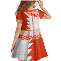 Custom Tonga Rugby Family Matching Mermaid Dress and Hawaiian Shirt Ikale Tahi Ngatu Tribal Pattern Half Style LT03 - Polynesian Pride