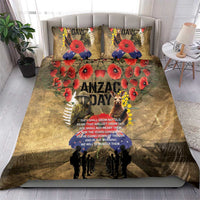 Australia and New Zealand ANZAC Day Bedding Set Kangaroo and Kiwi Bird Soldier-Honor and Remember Vintage Style LT03 - Polynesian Pride