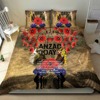 Australia and New Zealand ANZAC Day Bedding Set Kangaroo and Kiwi Bird Soldier-Honor and Remember Vintage Style LT03 - Polynesian Pride