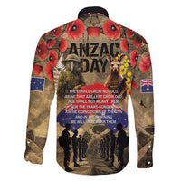 Australia and New Zealand ANZAC Day Family Matching Puletasi and Hawaiian Shirt Kangaroo and Kiwi Bird Soldier-Honor and Remember Vintage Style LT03 - Polynesian Pride