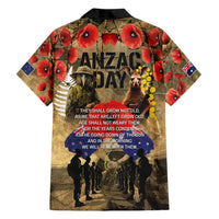 Australia and New Zealand ANZAC Day Family Matching Summer Maxi Dress and Hawaiian Shirt Kangaroo and Kiwi Bird Soldier-Honor and Remember Vintage Style LT03 - Polynesian Pride