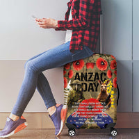 Australia and New Zealand ANZAC Day Luggage Cover Kangaroo and Kiwi Bird Soldier-Honor and Remember Vintage Style LT03 - Polynesian Pride