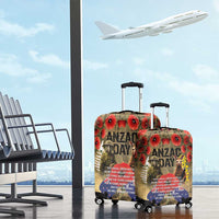 Australia and New Zealand ANZAC Day Luggage Cover Kangaroo and Kiwi Bird Soldier-Honor and Remember Vintage Style LT03 - Polynesian Pride